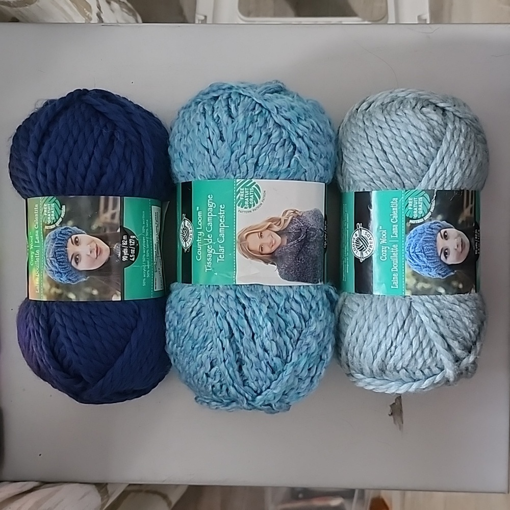 3 Loops & Threads balls of Yarn
